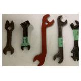 5 Wrenches,4-Massey Harris,1-Frost & Wood