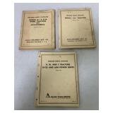 3 Allis Chalmers Dealers Parts Catalogs