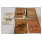 5 Allis Chalmers Operators  manuals
