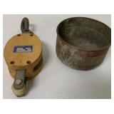 2Qt Dry Measure,Wooden Pulley