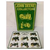 2 Metal John Deere Signs