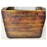 OIl Pull Wooden Box for Rumely Oil