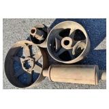 6 pcs Muffler,Pulleys