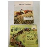 2 Allis Chalmers Combine.Man & Food Pamphlets