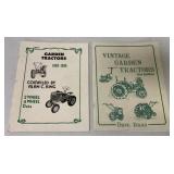 2 pcs- Garden Tractors Books