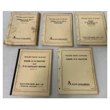5 Allis-Chalmers Dealers Parts Catalogs
