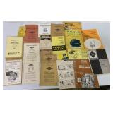 20+ Operating Manuals for small engines -