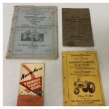 4 Massey-Harris,Operating Manual,Parts Catalog