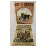 2 John Deere Metal Signs