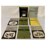 8 John Deere Owners Manuals,Parts Catalogs
