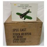 Case of 12 John Deere Model R Airplane Banks