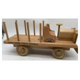 JD Dain Parts Express Wooden Truck about 18" long