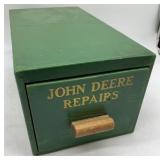 OLD JD wooden File Box