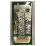 John Deere Advertising Mirror Thermometer