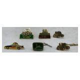 6 John Deere pcs- Pins, Tie Tacs
