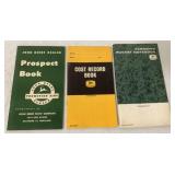(3) John Deere Cost/Prospect/Farmers Notebooks