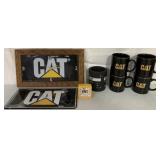 (8) CAT Licesnse Plate/Mugs/Clocks/Coozie