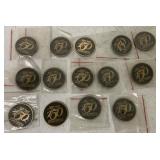 14 John Deere 150th Anniversary Emblems