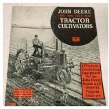 John Deere 2/4 Row Tractor Cultivators Booklet