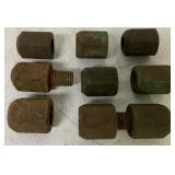 9 Acorn Nuts, 2cyl  Axel Nuts