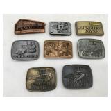 (8) John Deere Belt Buckles
