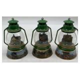(3) Bradford Exchange John Deere Lanterns
