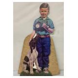 Ertl Cardboard John Deere Boy Stand Up