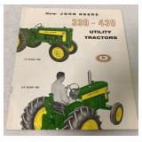 John Deere 330/430 Utility Tractors Brochure