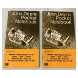 (2) 1967 John Deere Pocket Notebooks