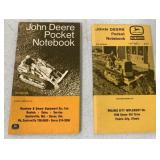 (2) John Deere Pocket Notebooks