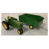 (2) 1/16 Ertl John Deere Tractor & Grain Wagon