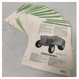 Various 1966 John Deere Equip. Spec Sheets