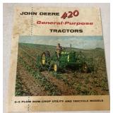 John Deere 420 Tractors Brochure