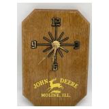 Wooden John Deere Wall Clock
