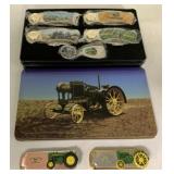 3 John Deere Franklin Mint Pocket Knives/Set