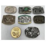 (8) John Deere Belt Buckles