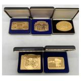 (5) John Deere Belt Buckles