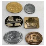 (5) John Deere Belt Buckles