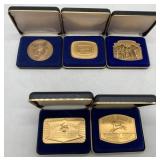 (5) John Deere Belt Buckles