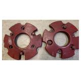 pair of IH Tractor  Front Wheel Weights