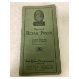 1931 John Deere Revised Retail Prices Booklet