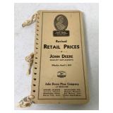 1947 John Deere Revised Retail Prices Booklet