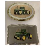 (2) John Deere Belt Buckles