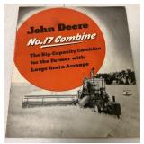 John Deere No. 17 Combine Brochure