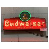 1995 Budweiser King of Beers Neon Sign