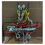 Budweiser Clydesdale Neon Sign