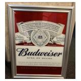 Framed Budweiser Art