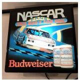 Budweiser Nascar Fans Lighted Sign
