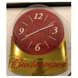 Budweiser Plastic Clock