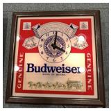 Budweiser Plastic Clock